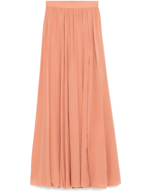 Elie Saab silk maxi skirt Pink SK102N