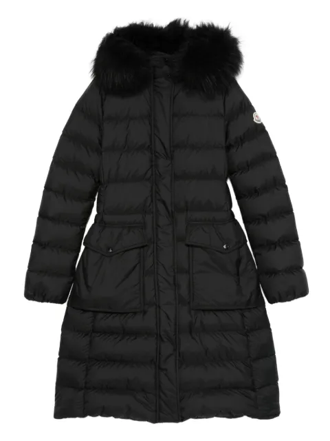 Moncler Khloesse belted puffer coat Black L20931C0002653A5E