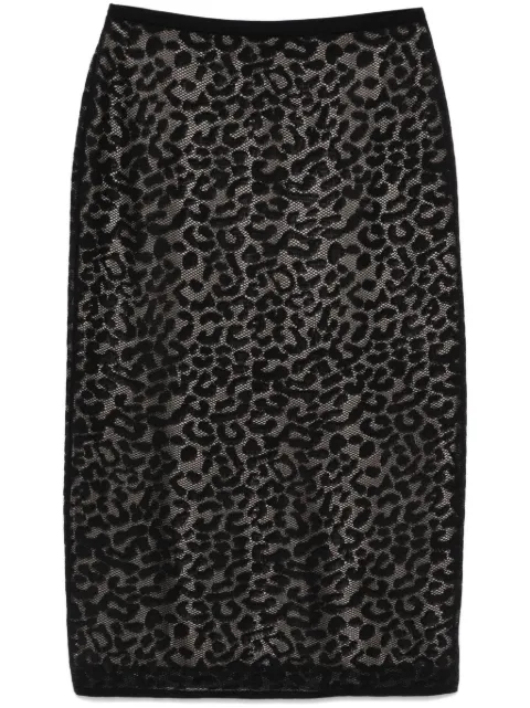 Theory lace midi skirt Black O1014705