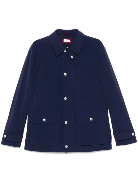 Brunello Cucinelli cotton shirt jacket Blue MR4566490C1975