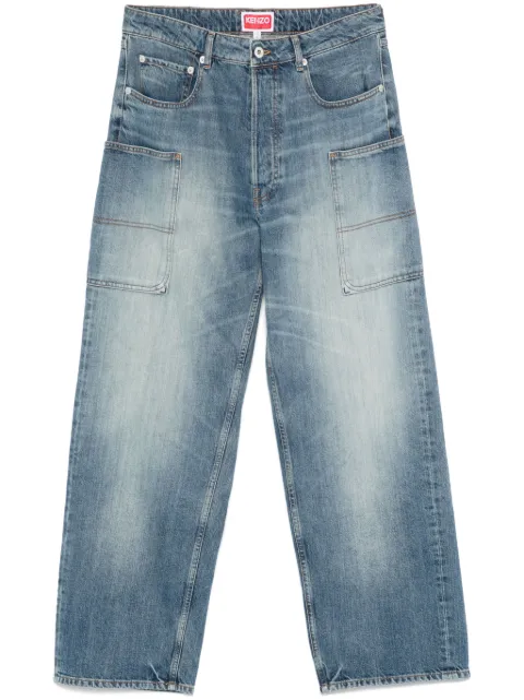 Kenzo Monkey jeans Blue FF55DP4086I7