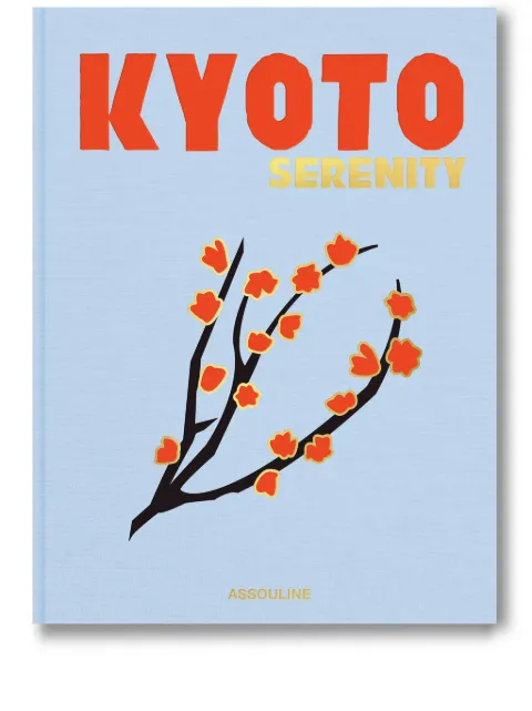 Assouline Kyoto Serenity hardcover book Blue 9781649803528