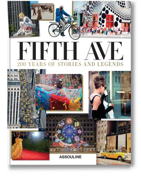 Assouline Fifth Avenue: 200 Years of Stories and Legends hardcover book White 9781649803993