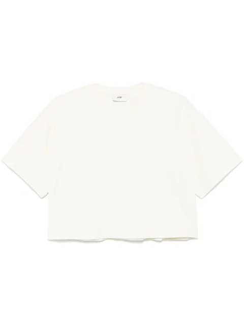 Autry cropped T-shirt Neutrals TSPW11OS