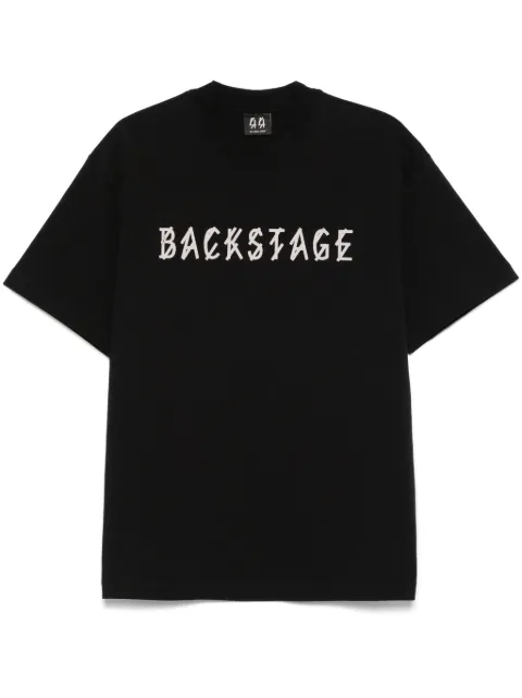 44 LABEL GROUP logo-print T-shirt Black B0030556FA528P574BLACKBACKSTAGE
