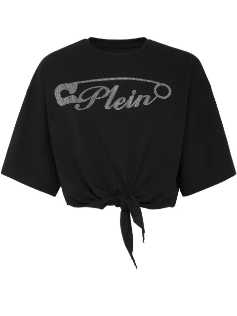 Philipp Plein logo-print T-Shirt Black PAECWTK3662PJY002N
