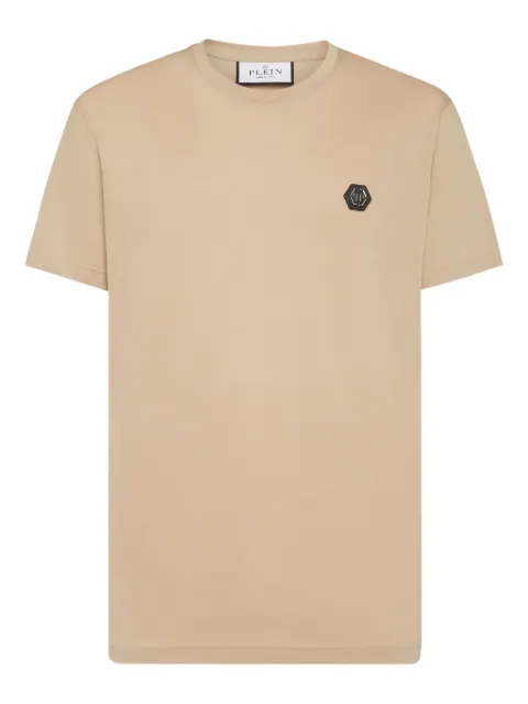 Philipp Plein Basic T-shirt Neutrals PAECMTK8323PJY002N