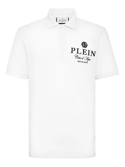 Philipp Plein SS Club The Course polo shirt White PAECMTK8238PTE004N
