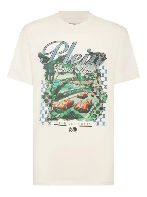 Philipp Plein Cote D'Azur t-shirt White PAECMTK8236PJY002N