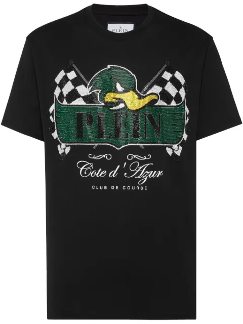 Philipp Plein graphic-print T-shirt Black PAECMTK8198PJY002N