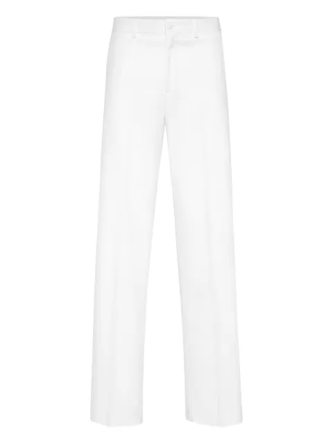 Philipp Plein wool wide-leg trousers White PAECMRT1602PTE076N