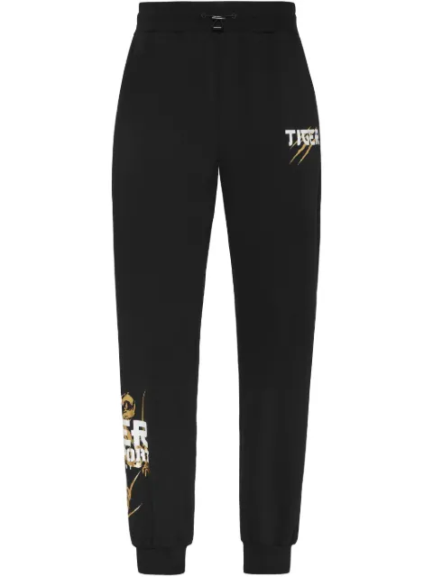 Plein Sport Tiger Tokyo track pants Black PAECMJT2608STE003N