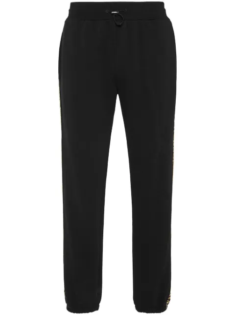 Plein Sport Laminated track pants Black PAECMJT2602STE003N