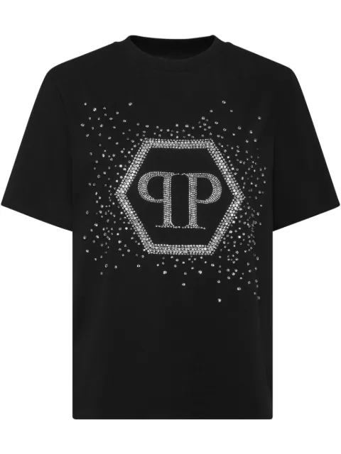 Philipp Plein Hexagon T-Shirt Black PAECWTK3707PJY002N