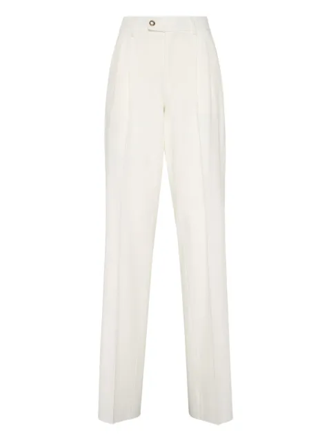 Philipp Plein straight-leg trousers White PAECWRT1621PTE003N