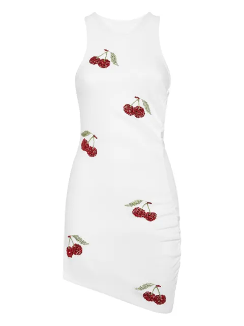 Philipp Plein crystal-embellished dress White PAECWRG3422PJY002N