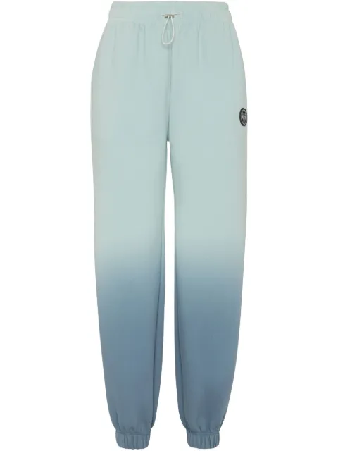 Plein Sport logo-patch track pants Blue PAECWJT2091SJY001N