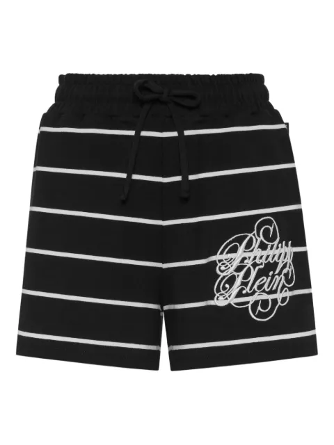 Philipp Plein striped shorts Black PAECWJT2088PTE003N