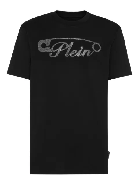 Philipp Plein Safety Pin T-shirt Black PAECMTK8265PJY002N