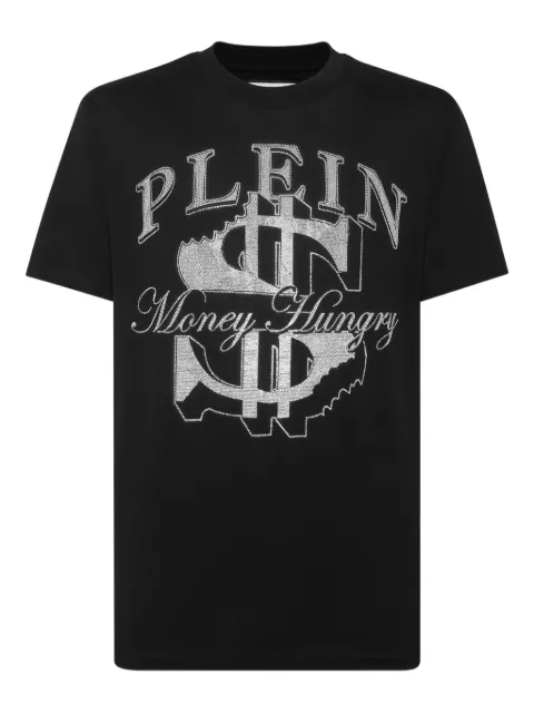 Philipp Plein rhinestone-embellished T-shirt Black PAECMTK8264PJY002N