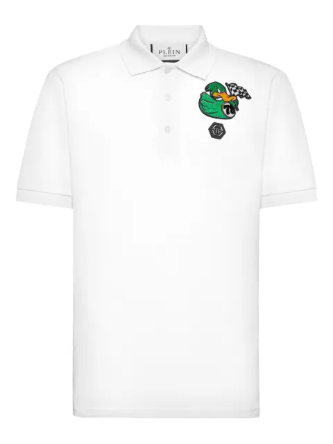 Philipp Plein Duck polo shirt White PAECMTK8226PTE004N