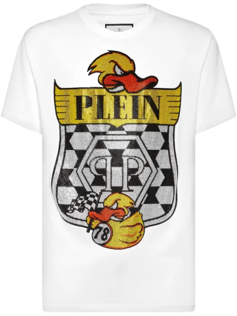 Philipp Plein Duck 1978 T-shirt White PAECMTK8210PJY002N