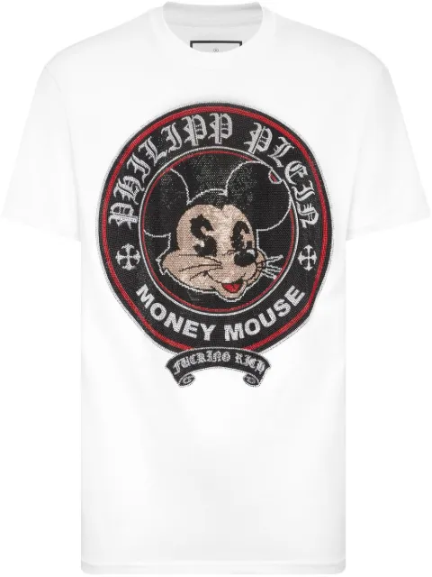 Philipp Plein Money Mouse T-shirt White PAECMTK8155PJY002N