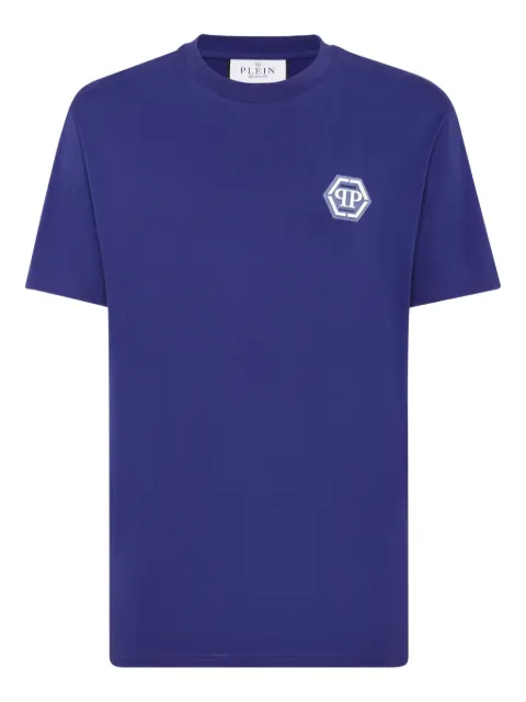 Philipp Plein cotton t-shirt Blue PAECMTK8109PJY002N