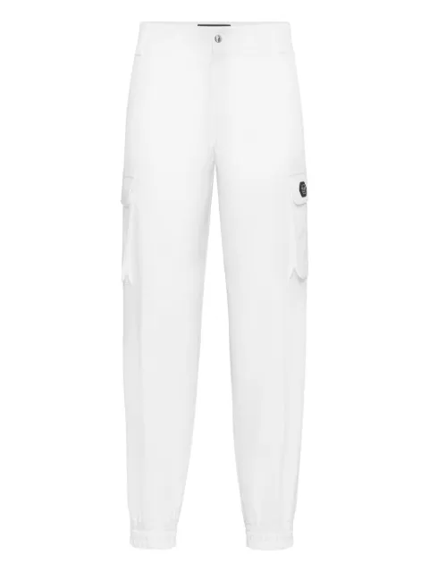Philipp Plein cargo trousers White PAECMRT1533PTE004N