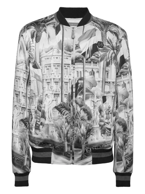 Philipp Plein D'azur bomber jacket Black PAECMRB2811PTE138N