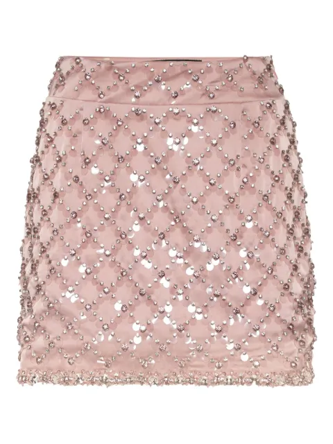 Philipp Plein paillette-embellished mini skirt Pink PAECWRV0634PTE092N