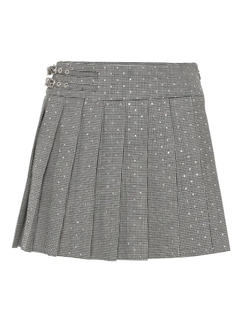 Philipp Plein pleated mini skirt Black PAECWRV0630PTE003N