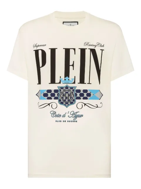 Philipp Plein Plein Stemma T-shirt Neutrals PAECMTK8262PJY002N