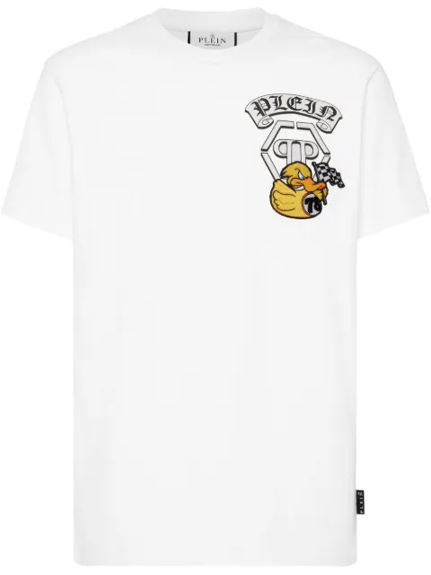 Philipp Plein Gothic Duck T-shirt White PAECMTK8211PJY002N