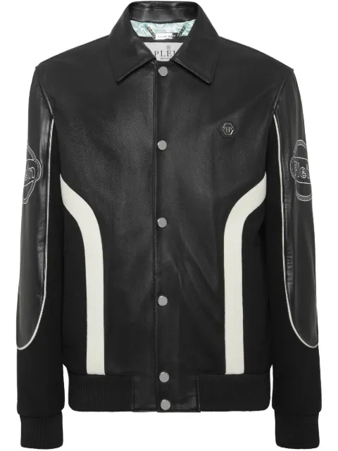 Philipp Plein Coster bomber jacket Black PAECMRB2713PTE076N