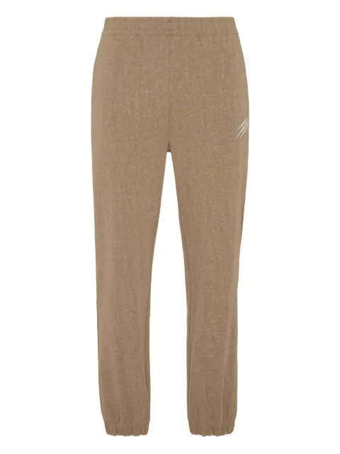 Plein Sport Cold Dye loose-fit track pants Brown PAECMJT2483STE003N