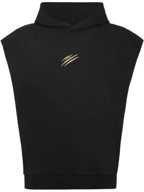 Plein Sport Label tank top Black PAECMJB3699STE003N