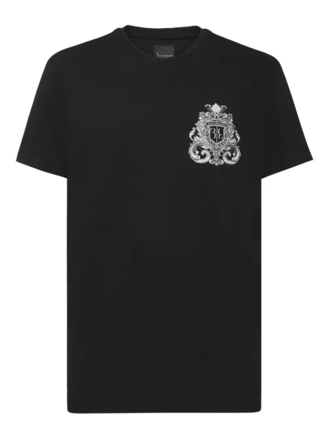 Billionaire crest-print T-shirt Black IAECMTK8311BTE014N