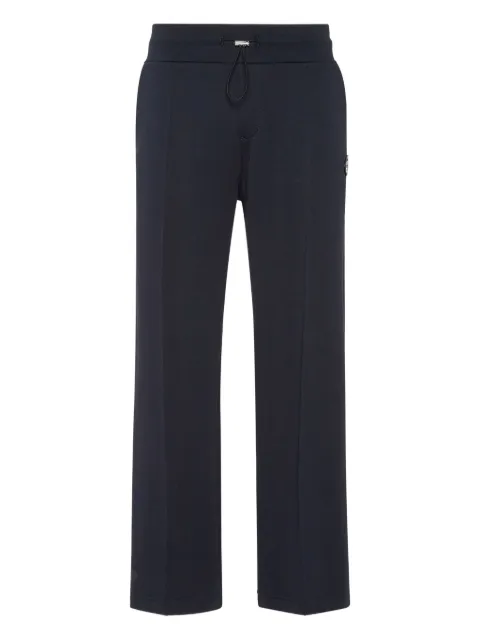 Billionaire logo-embroidered track pants Blue IAECMJT2600BTE004N