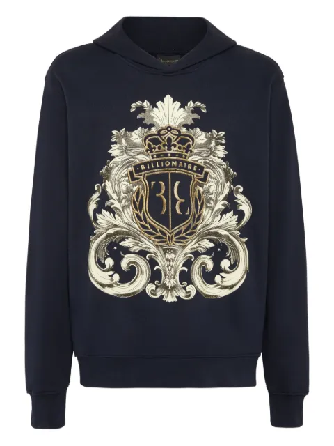 Billionaire B Baroque hoodie Blue IAECMJB3693BTE004N