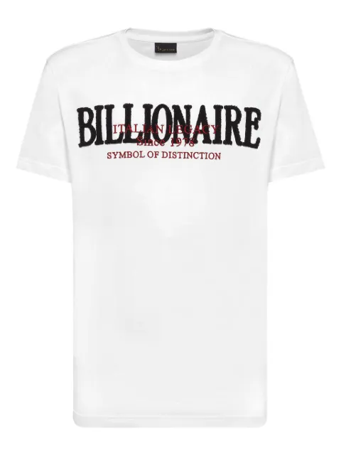 Billionaire round-neck T-shirt White BAECMTK8188BTE014N