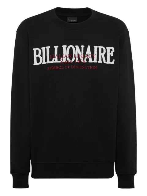 Billionaire round-neck sweatshirt Black BAECMJO1353BTE004N