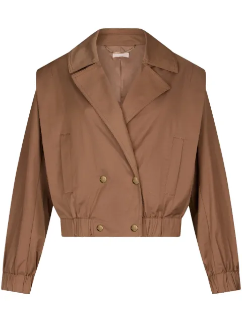LIU JO double-breasted jacket Brown TA5084T2904