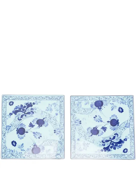 GINORI 1735 Iris placemats (set of two) Blue 017RG00FX2031G00124300
