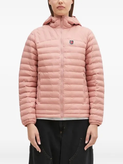 Fjällräven hooded padded jacket Pink F86120