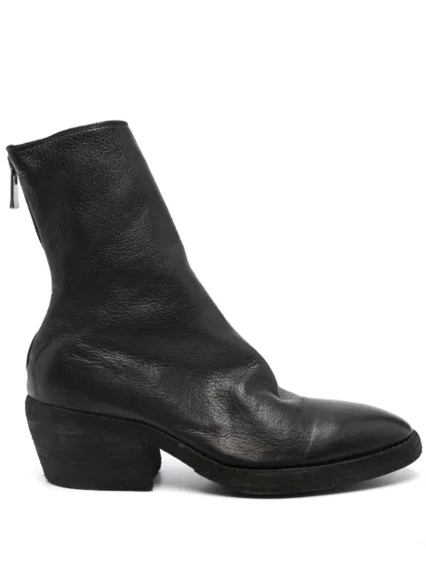 Guidi 55mm leather boots Black VG05GOATFULLGRAIN