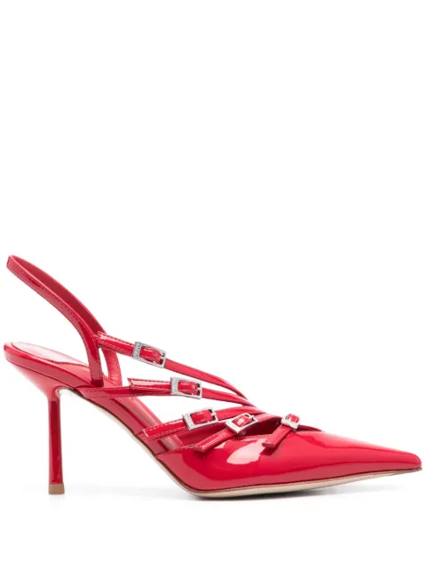 Le Silla 80mm Scarlet slingback pumps Red 4294D080BXPXKAB