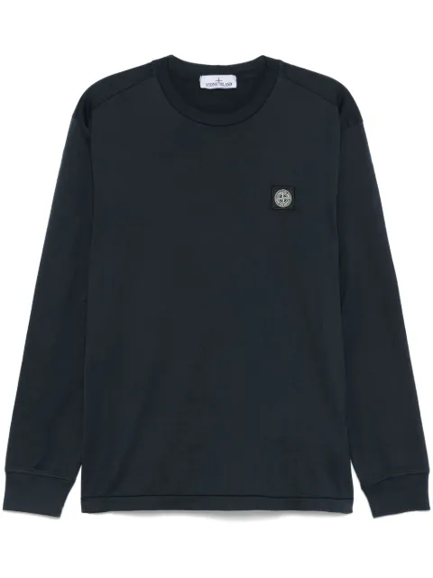 Stone Island Compass-motif T-shirt Blue L2S152100031S0013