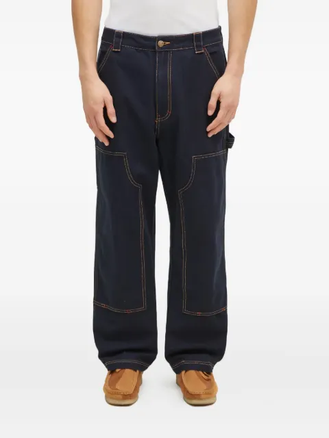 ICECREAM contrast-stitch carpenter jeans Blue ICW001