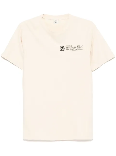 Sporty & Rich Unicorn crest T-shirt Neutrals TO043506246CR01